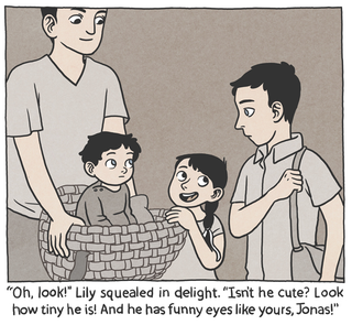 Illustration for article titled "The Giver" gets a comic book treatment